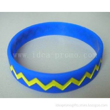 Blue Silicone Bracelet